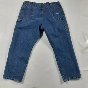 Wrangler Jeans 42 X Men's Pocket Carpenter +Loop Blue Denim Style  94LSWDV